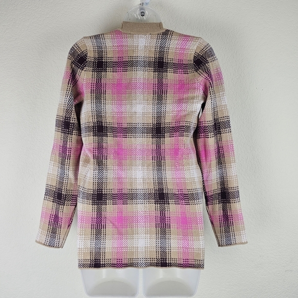 NWT Ann Taylor Plaid Boyfriend Cardigan - Picture 5 of 11